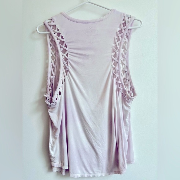 American Eagle Light purple and white Soft and Sexy tank - Picture 4 of 6